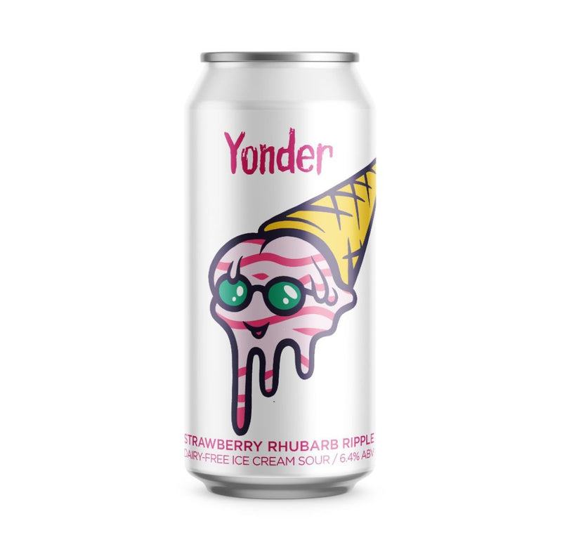Yonder - Strawberry Rhubarb Ripple - Ice Cream Sour