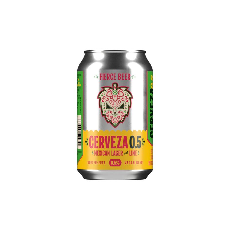 Fierce Beer - Cerveza 0.5 - AF Mexican Lager & Lime