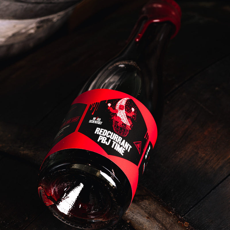 Mad Scientist - Redcurrant PBJ - Bourbon Barrel Aged Mead With Redcurrant And Peanuts