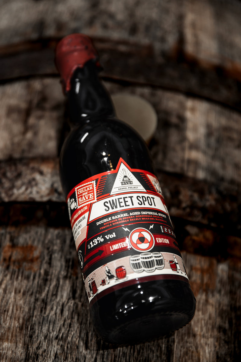 Mad Scientist - Sweet Spot - A Blend Of Double Barrel (Bourbon & Sherry) Aged Imperial Stout And Tequila Barrel Aged Mead