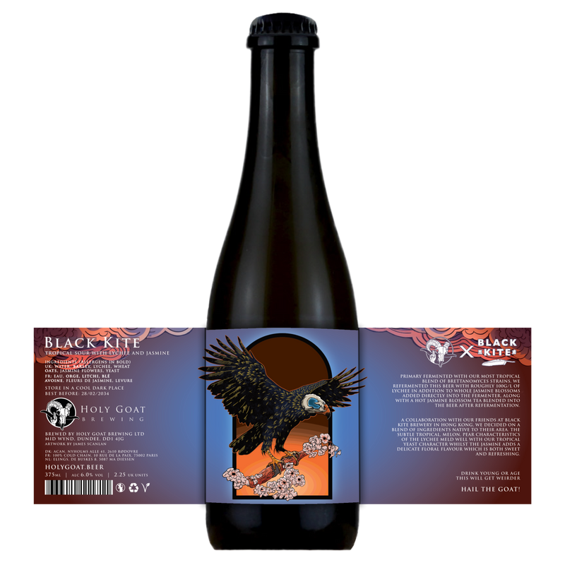 Holy Goat - Black Kite - Tropical Sour with Lychee and Jasmine