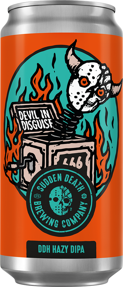 Sudden Death - Devil In Diguise - DDH Hazy DIPA - Citra, Mosaic, El Dorado, Galaxy 