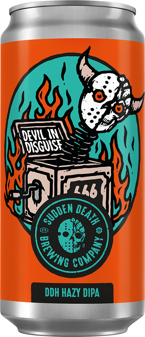 Sudden Death - Devil In Diguise - DDH Hazy DIPA - Citra, Mosaic, El Dorado, Galaxy 