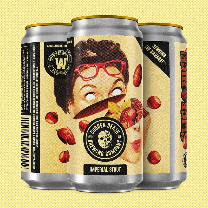 Sudden Death - Slice Me Nice - Cacao, Hazelnut and Vanilla Imperial Stout