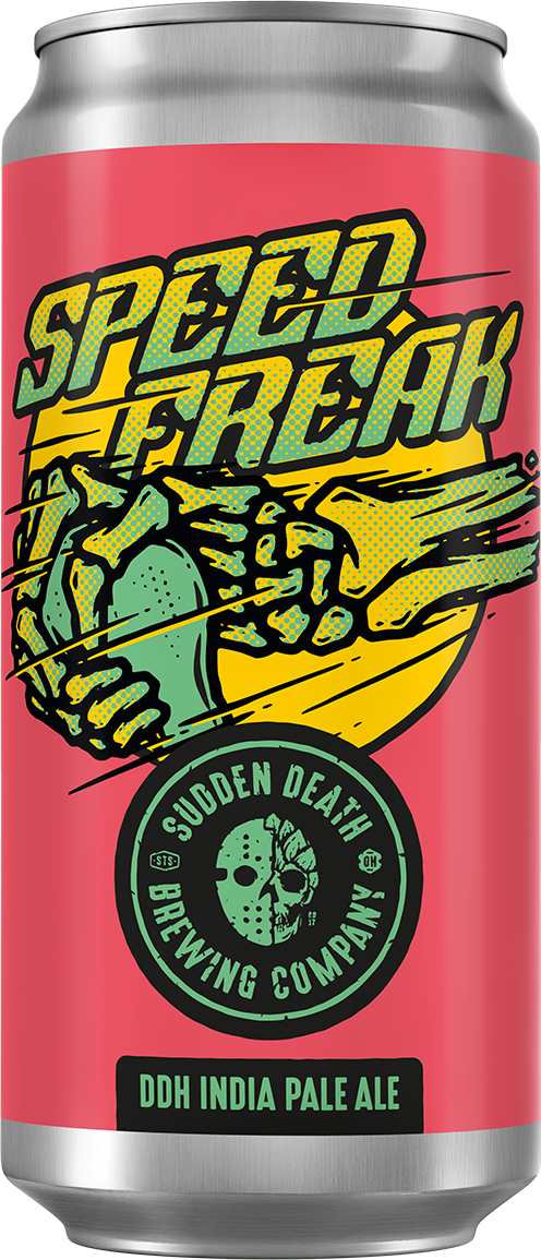 Can of Speed Freak DDH India Pale Ale from Sudden Death Brewing Company