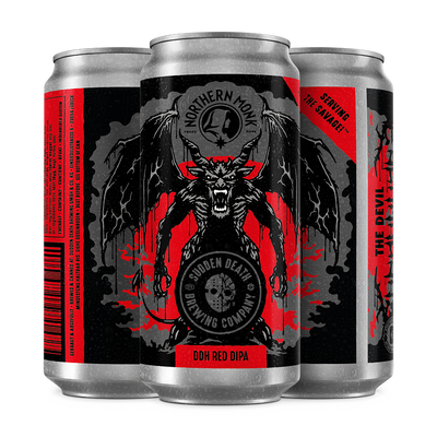 Sudden Death - The Devil, Everywhere - DDH Red DIPA - Mosaic, Amarillo, Columbus