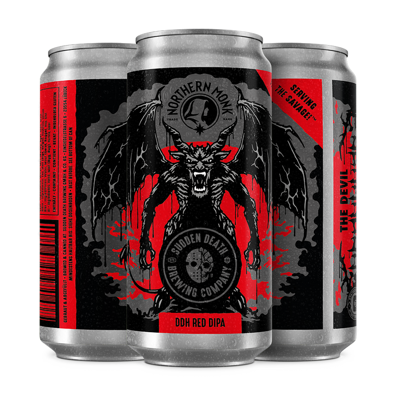 Sudden Death - The Devil, Everywhere - DDH Red DIPA - Mosaic, Amarillo, Columbus