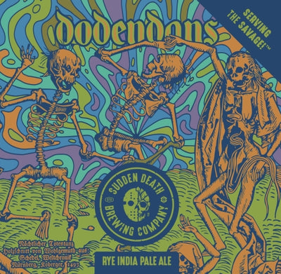 Sudden Death - Dodendans - TDH Rye IPA - Mosaic, Centennial, Riwaka