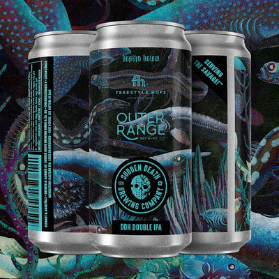 Sudden Death - Depths Below - DDH Double IPA - Nelson Sauvin T90, Super Sauvin , Nelson Bliss T90, Nelson Hop Kief