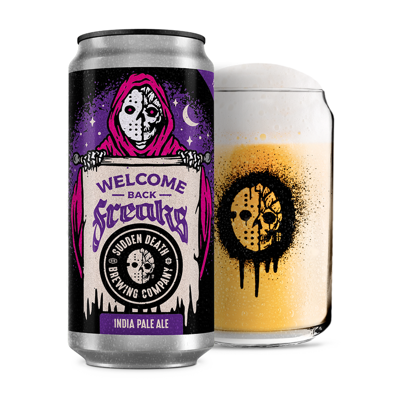 Sudden Death Brewing - Welcome Back Freaks - DDH IPA -  HBC 431, HBC 472, HBC 630